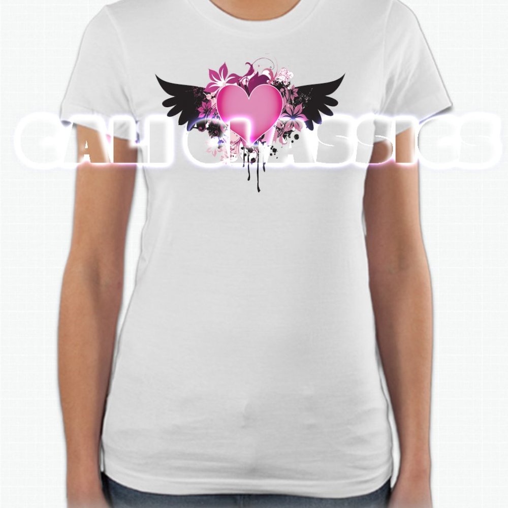 Cal Classics pink hearted wing